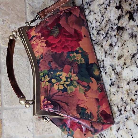 Patricia Nash Kelmscott Frame Bag Multi Floral Print - Picture 5 of 11